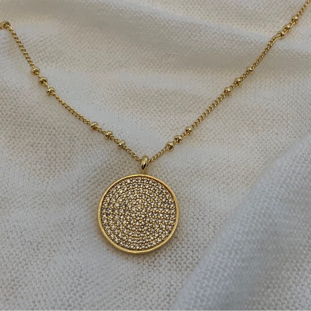 NWT Gorjana Pristine Coin Necklace
